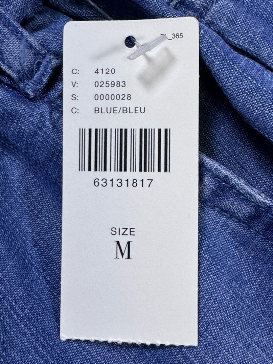 Cloth & Stone 100% Tencel Blue Midi Skirt Size Medium - Picture 13 of 15